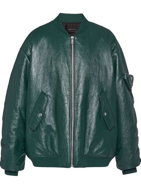 Prada Nappa Leather Bomber 